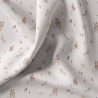 Printed Cotton CHATEAU Ecru / Pink